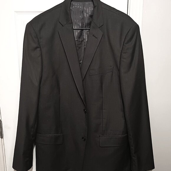 Demantie Men Gray Suit Jacket Only  42L - Picture 3 of 12